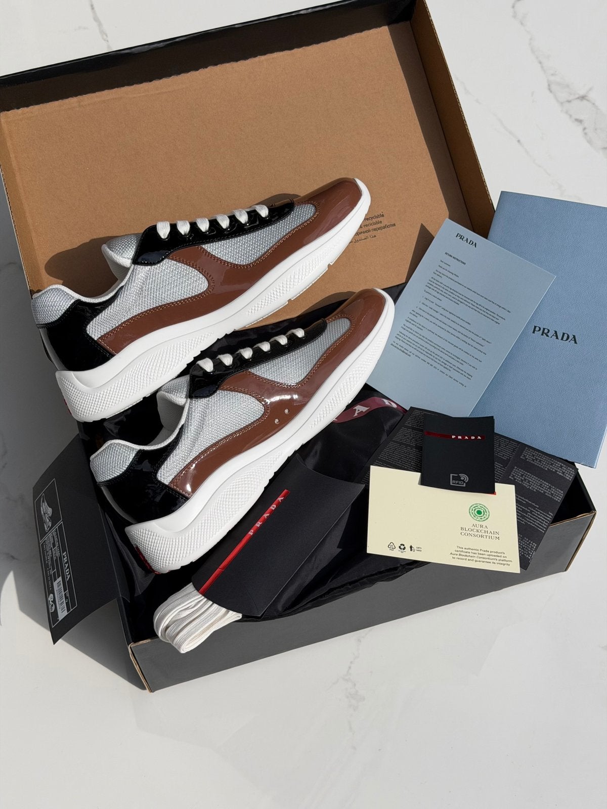 Prada Americas Cup Maat 42 & 43, Kleding | Heren, Ophalen of Verzenden, Nieuw, Zwart