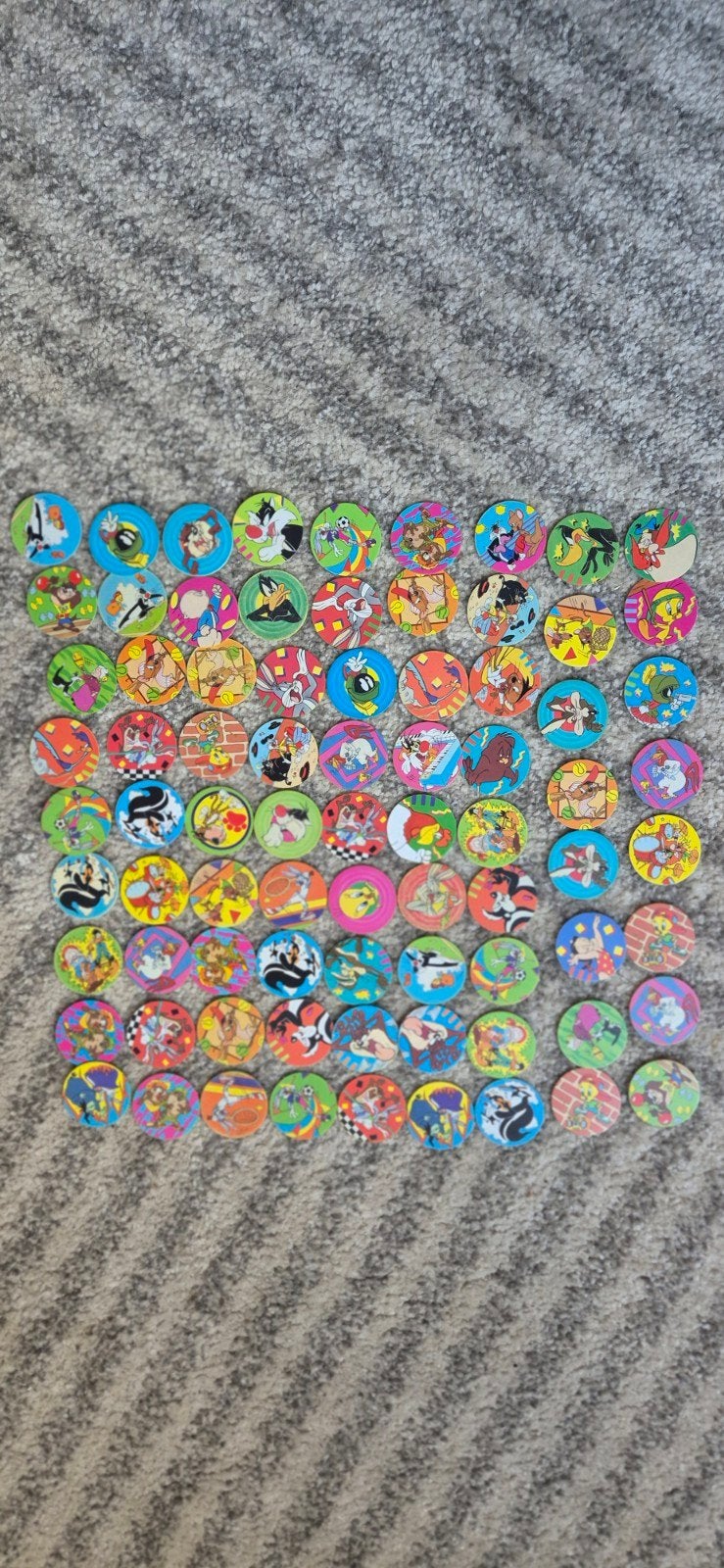 Flippo's verzameling met album - Looney Tunes, Verzamelen, Flippo's, Ophalen, Looney Tunes, Verzameling, Met verzamelmap(pen)