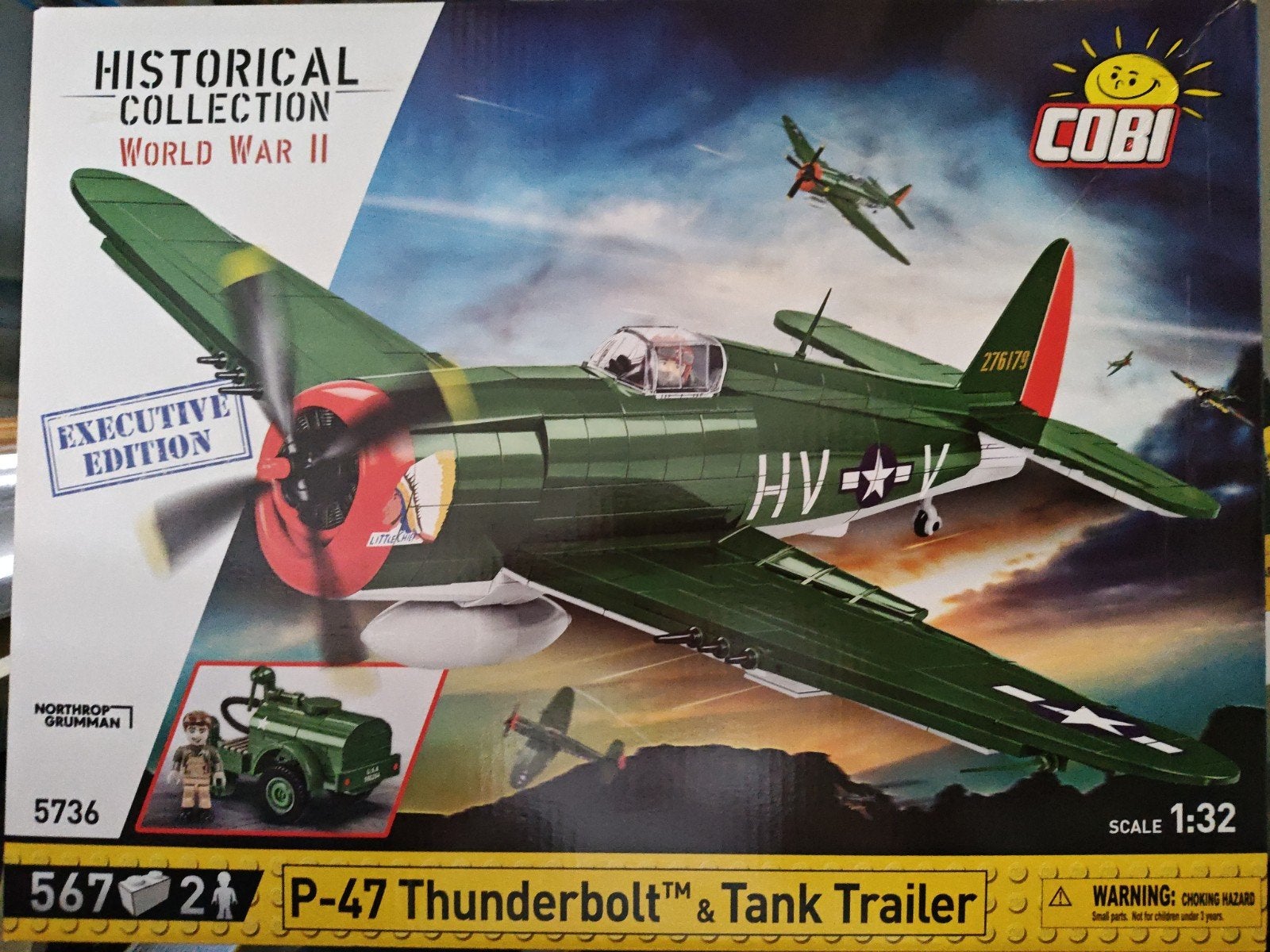 Cobi P-47 Thunderbolt & Tank Trailer Bouwpakket, Overige merken, Nieuw, Ophalen of Verzenden, Groter dan 1:72