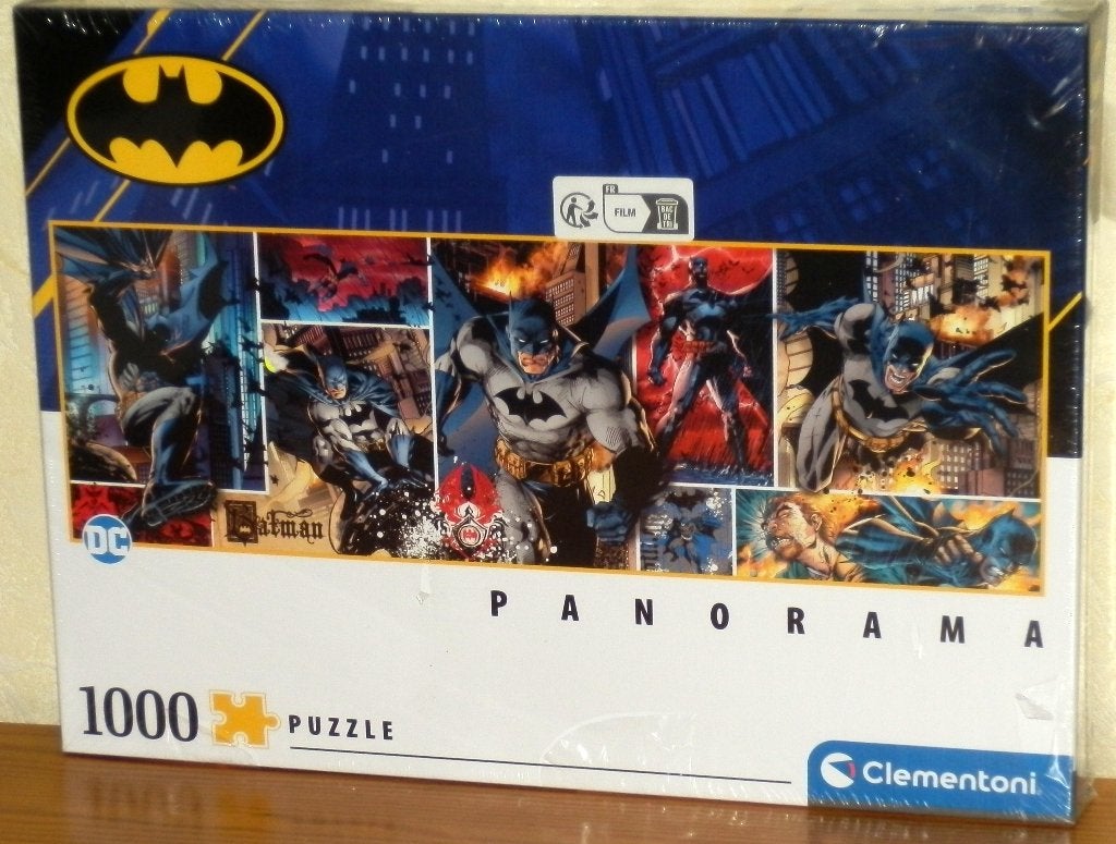 Nieuwe Clementoni - Panorama puzzel - Batman 1000 stukjes, Ophalen of Verzenden, 500 t/m 1500 stukjes, Nieuw, Legpuzzel