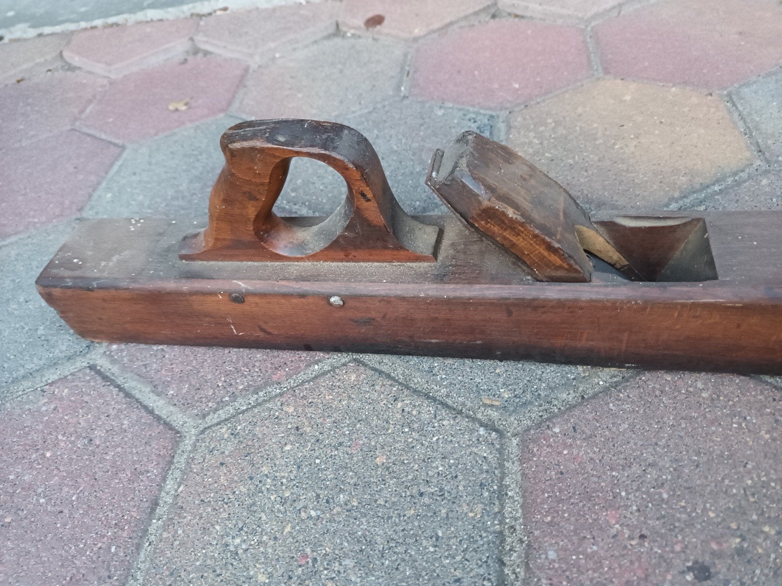 Oude houten schaaf - Antiek gereedschap, Ophalen