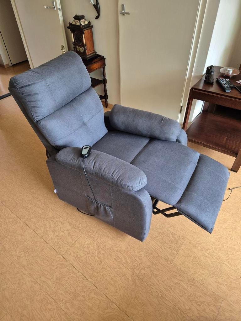 Sta-op relax stoel, Huis en Inrichting, Fauteuils, Ophalen, Gebruikt, 75 tot 100 cm, Stof
