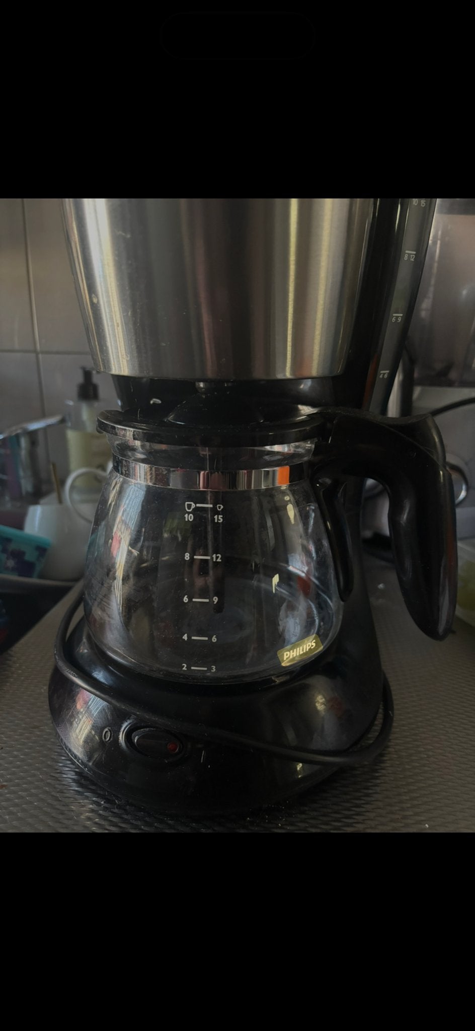 Philips Koffiezetapparaat - Goede staat, Gebruikt, 10 kopjes of meer, Koffiemachine, Gemalen koffie