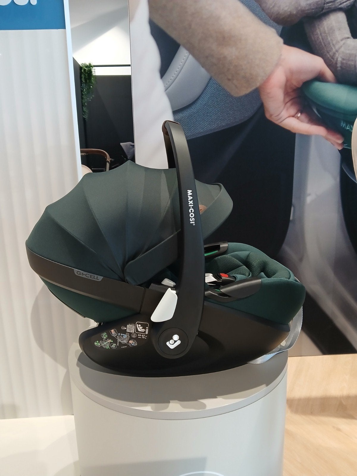 Maxi-Cosi Pebble 360 Pro2 Autostoel - Twillic Green, Ophalen, Autogordel of Isofix, 0 t/m 13 kg, Slaapstand