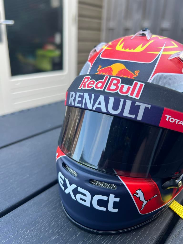 1:2 Schaalmodel custom made helm Max Verstappen, Verzamelen, Automerken, Motoren en Formule 1, Ophalen of Verzenden, Zo goed als nieuw
