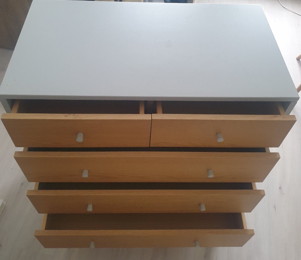 Made kast hout, Ophalen, Gebruikt, Scandinavisch, 50 tot 100 cm