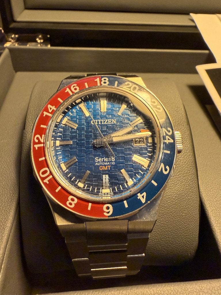 CITIZEN SERIE 8 PEPSI, Staal, Staal, Nieuw, Ophalen of Verzenden