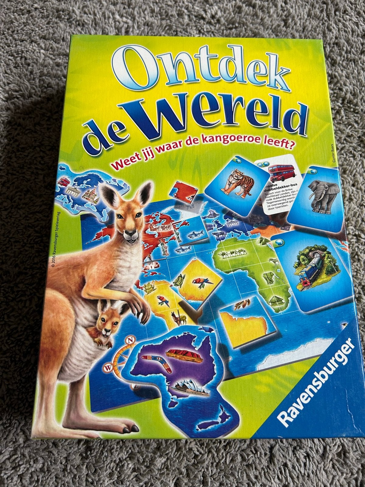 Ontdek de Wereld - Compleet Spel van Ravensburger, Hobby en Vrije tijd, Ophalen of Verzenden, Gebruikt