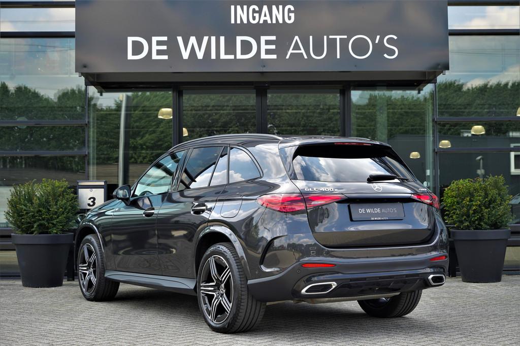 Mercedes-Benz GLC 400e 4MATIC AMG 381pk Pano Trekhaak Burmes, Gebruikt, Zwart, Origineel Nederlands, Vierwielaandrijving