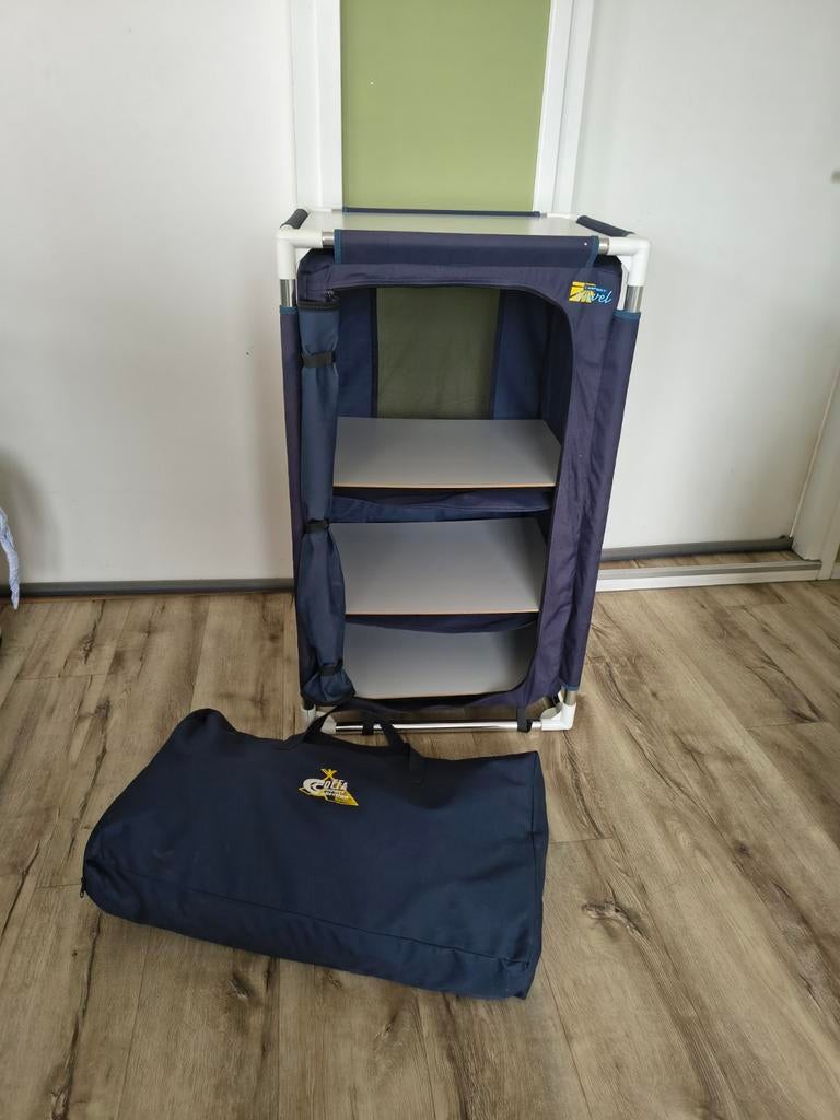 Stevige CC Defa campingkast, kampeerkast opvouwbaar. Camping, Onb, Ophalen of Verzenden, Onb, Zo goed als nieuw