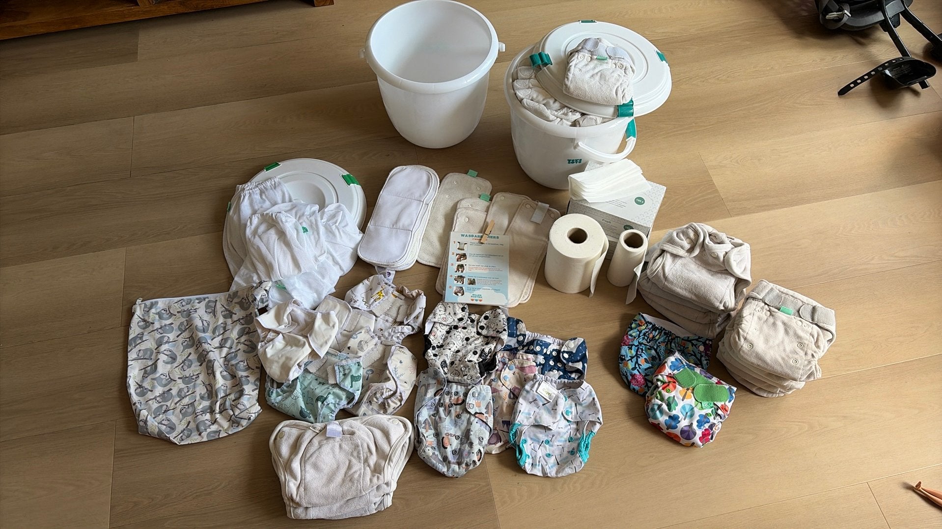 Wasbare luiers van tots bots en popolini met veel extra’s, Kinderen en Baby's, Badjes en Verzorging, Ophalen, Gebruikt, Overige typen