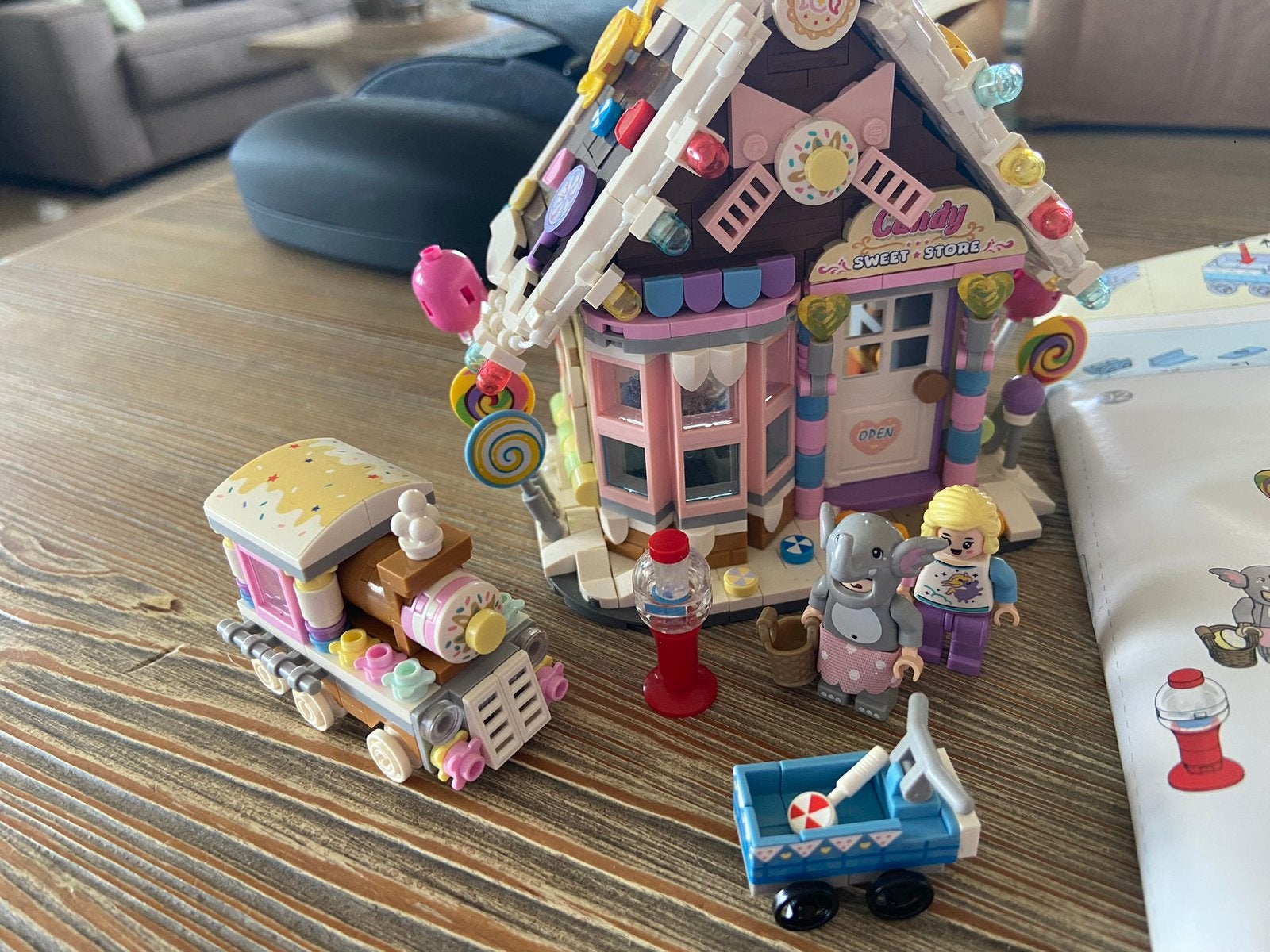 Snoephuisje van mini blocks, Ophalen of Verzenden, Zo goed als nieuw, Overige merken
