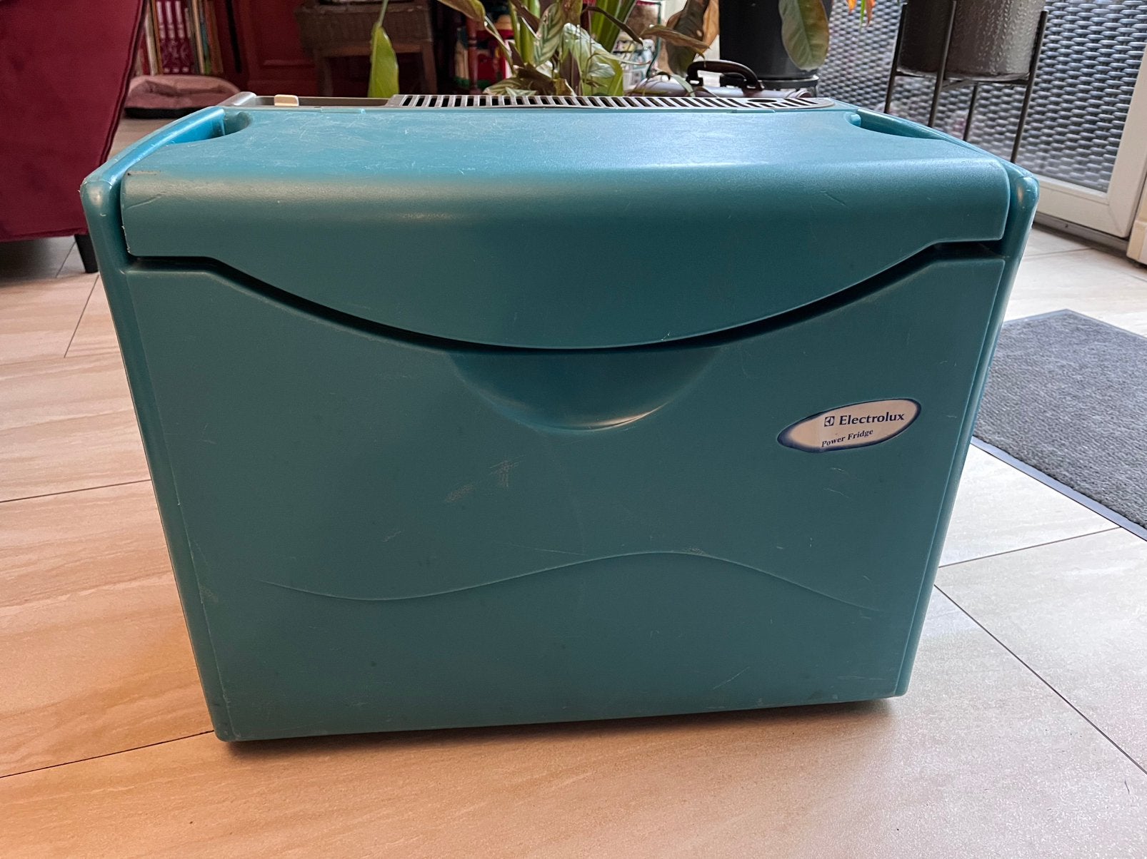 Elektrische koelbox, 35 l kan ook op gas en 12/230V, Caravans en Kamperen, Ophalen, Gebruikt, Koelbox, Elektrisch