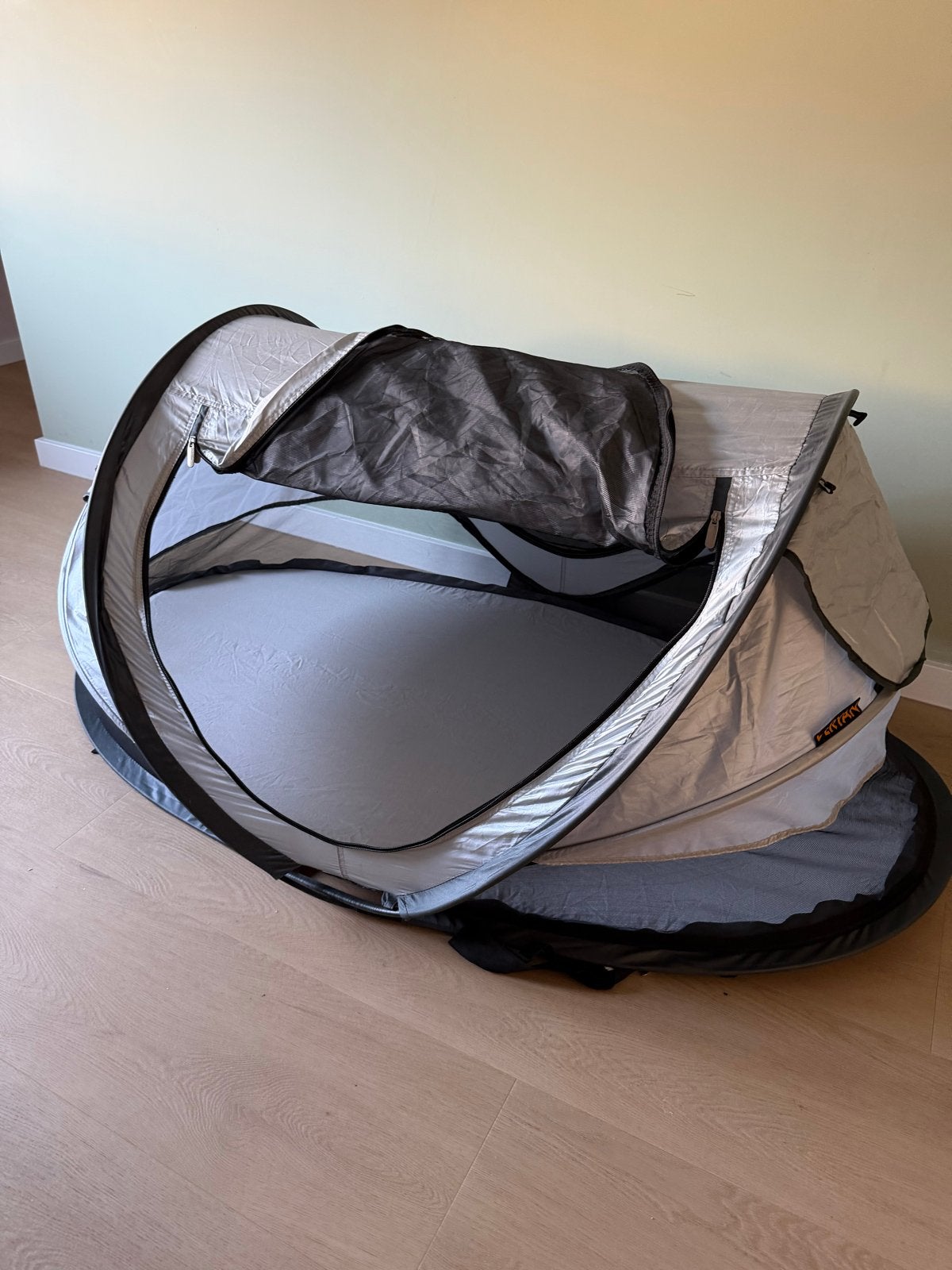 Deryan Luxe Peuter Campingbedje, Kinderen en Baby's, Babywiegjes en Ledikanten, Gebruikt, Reisbedje, Ophalen of Verzenden