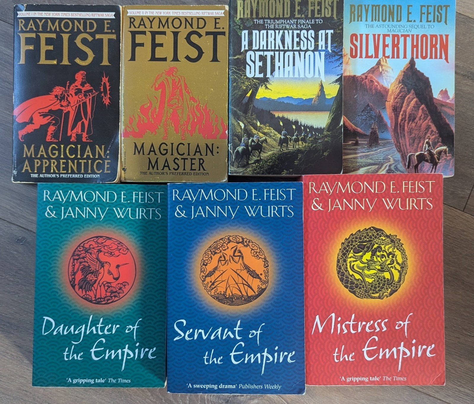 Raymond E Feist Riftwar complete series, Ophalen, Gelezen, Raymond E. Feist