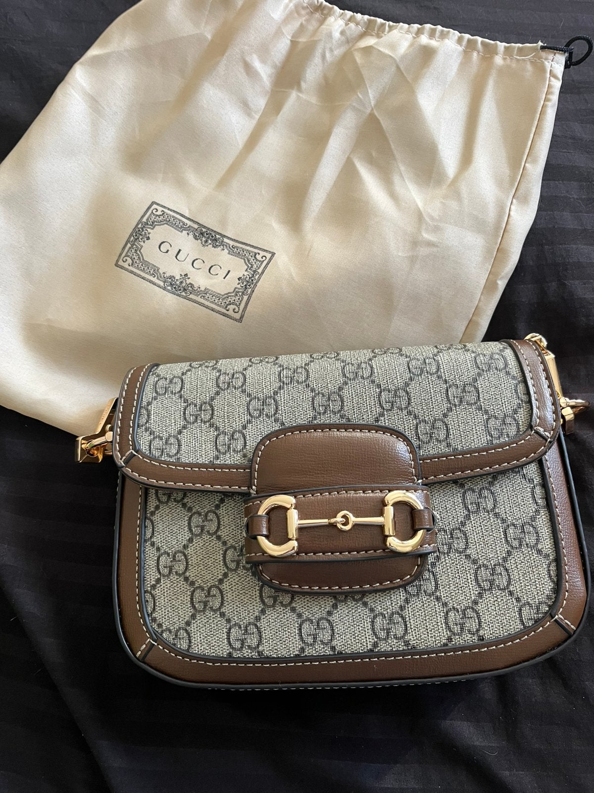 Gucci horsebit 1955, Verzenden, Nieuw, Beige, Overige merken