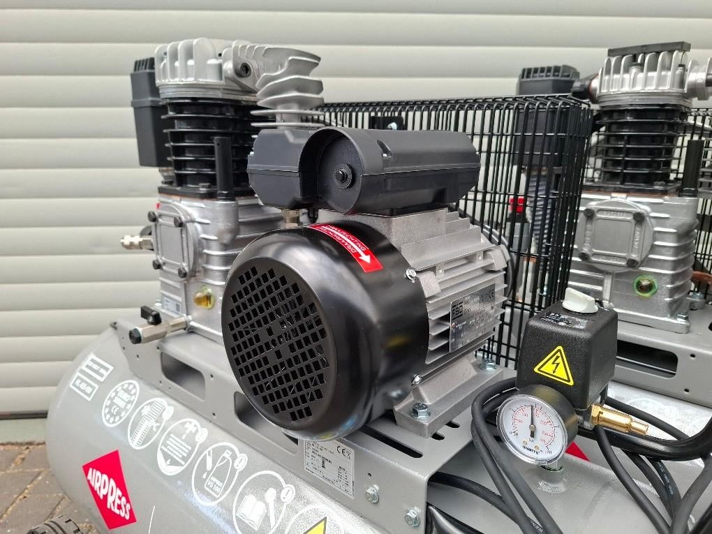 Airpress compressor 3PK 100ltr Nieuw, Doe-het-zelf en Verbouw, Compressors, Ophalen, 6 tot 10 bar, Nieuw, 25 tot 100 liter