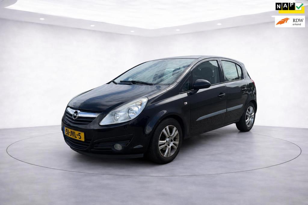 Opel Corsa 1.4-16V Enjoy|airco|cruise|lichtmetaal, Auto's, Opel, Bedrijf, Te koop, Corsa, ABS, Airbags, Airconditioning, Boordcomputer