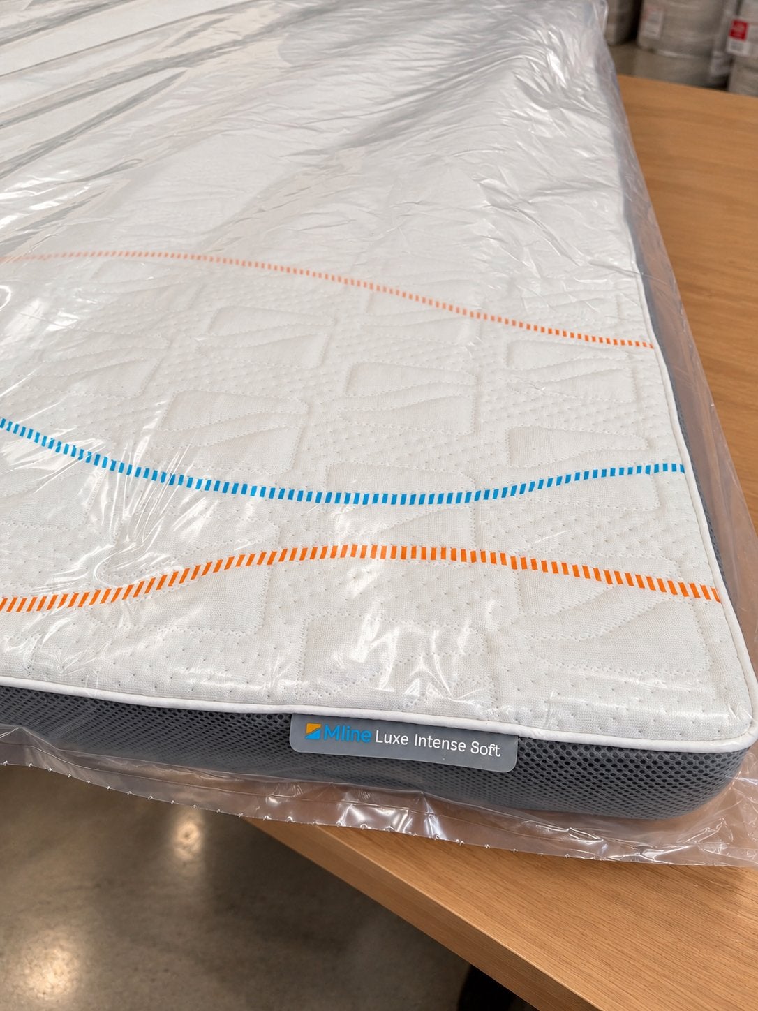 Mline Luxe Intense Soft Topper 90x200x8 Traagschuim, Ophalen, Zo goed als nieuw, Tweepersoons
