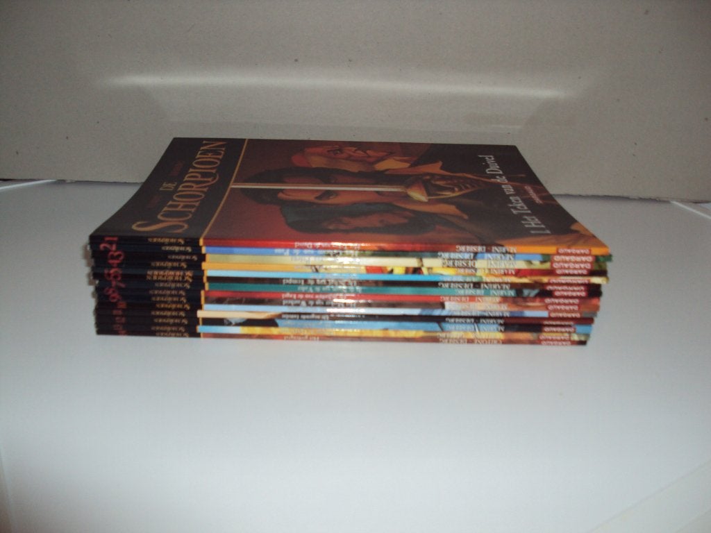 DE SCHORPIOEN / Marini - Compl.Serie 1 t/m 14, Complete serie of reeks, Ophalen of Verzenden, Zo goed als nieuw, Marini - Desberg