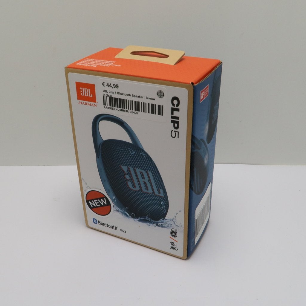 JBL Clip 5 Bluetooth Speaker | Nieuw in Seal, Audio, Tv en Foto, Luidsprekers, JBL, Nieuw, Support@jbl.com, 400 Atlantic Street
Stamford, CT 06901
USA