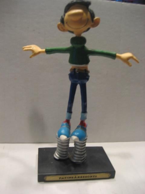 Guust Flater (Gaston Lagaffe) 20 Les Patins à ressorts, Ophalen of Verzenden, Guust of Robbedoes, Zo goed als nieuw, Beeldje of Figuurtje