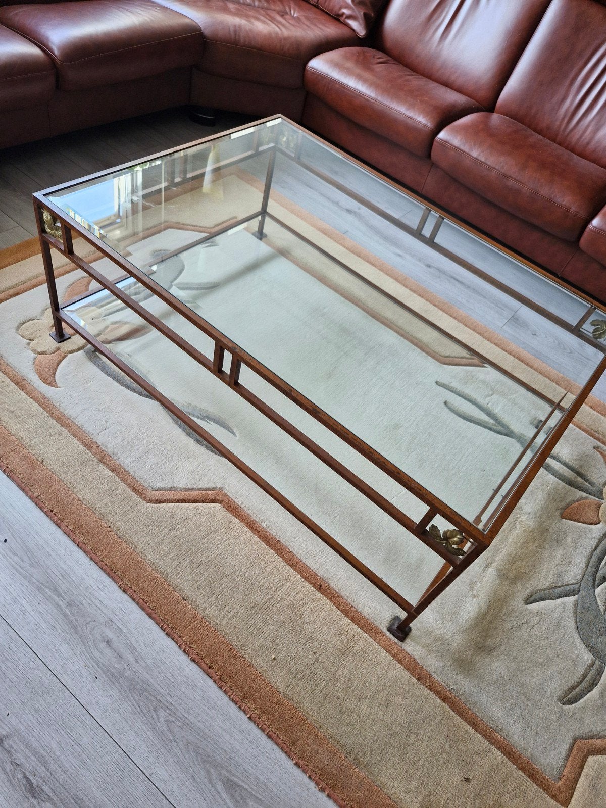 3 wollen vloerkleden, Ophalen, Gebruikt, 100 tot 150 cm, Beige
