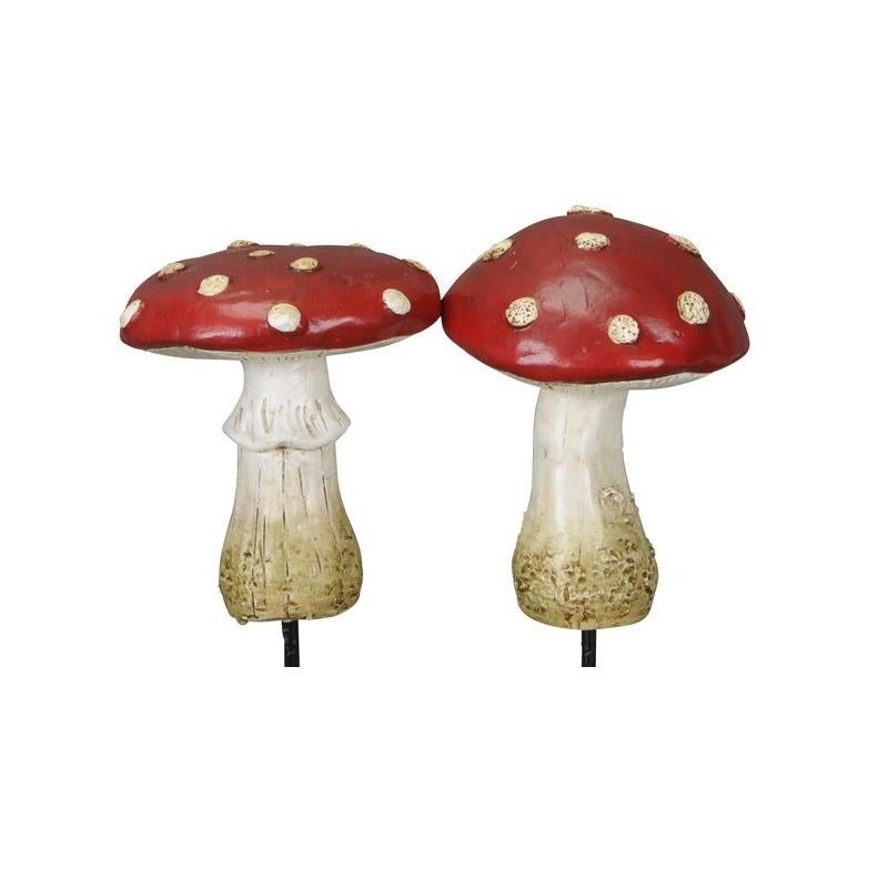 PADDENSTOELTJES OP STEKERTJE - ROOD MET WITTE STIPPEN, Tuin en Terras, Ophalen of Verzenden, Nieuw