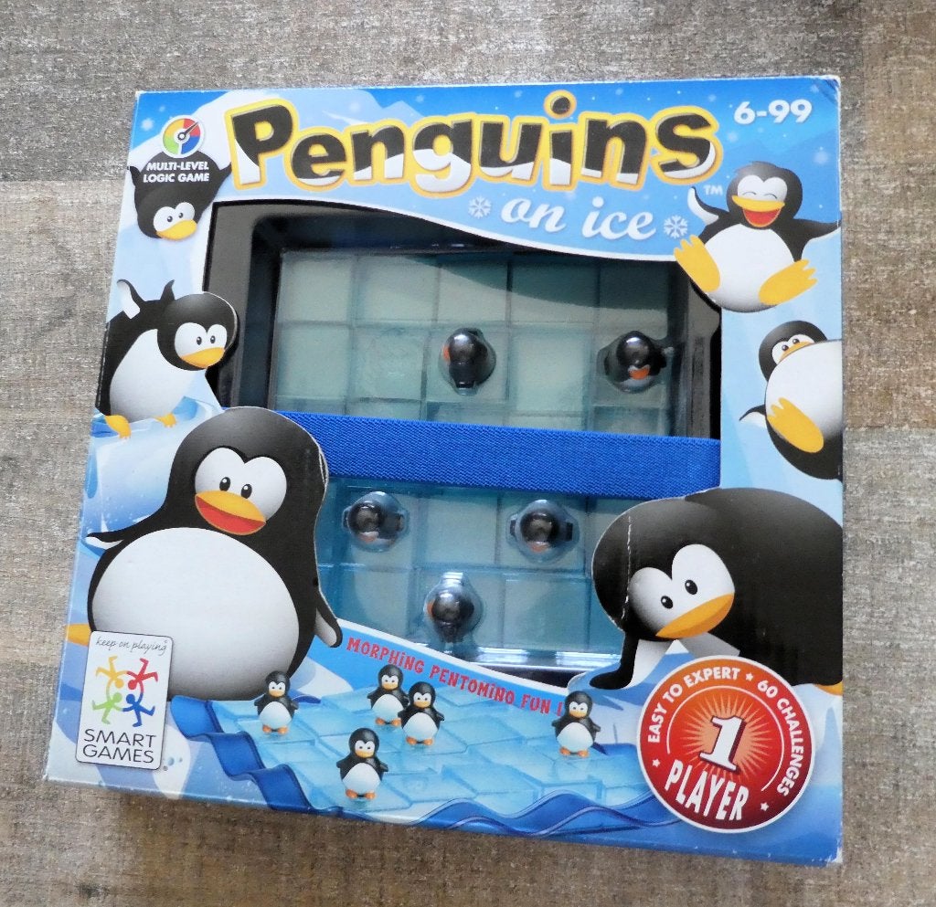 Smart Games Smartgames Penguins on ice in doos vanaf 6 jaar., Ophalen of Verzenden, Zo goed als nieuw, Puzzelen