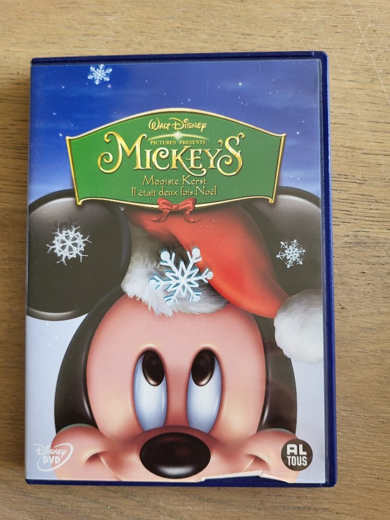 Mickey's Mooiste Kerst - Disney DVD, Tekenfilm, Nederlands, Inclusief doosje, Ophalen of Verzenden