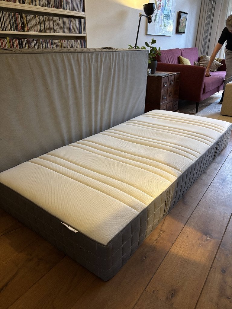 2 matrassen + topper, Huis en Inrichting, Slaapkamer | Matrassen en Bedbodems, Ophalen, Gebruikt, 90 cm, Eenpersoons