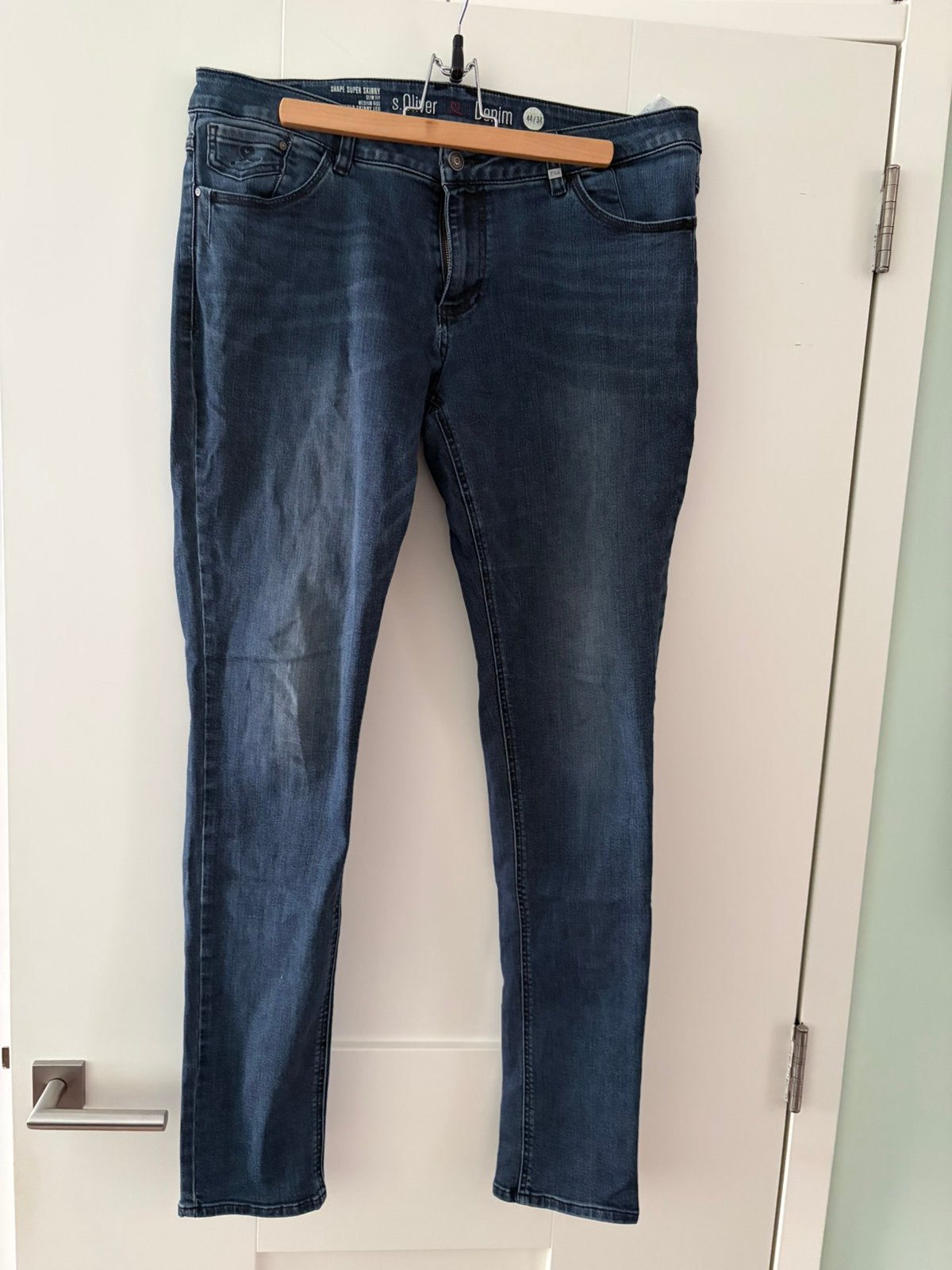 S. Oliver skinny fit maat 44, Ophalen of Verzenden, Gedragen, Blauw, W33 - W36 (confectie 42/44)