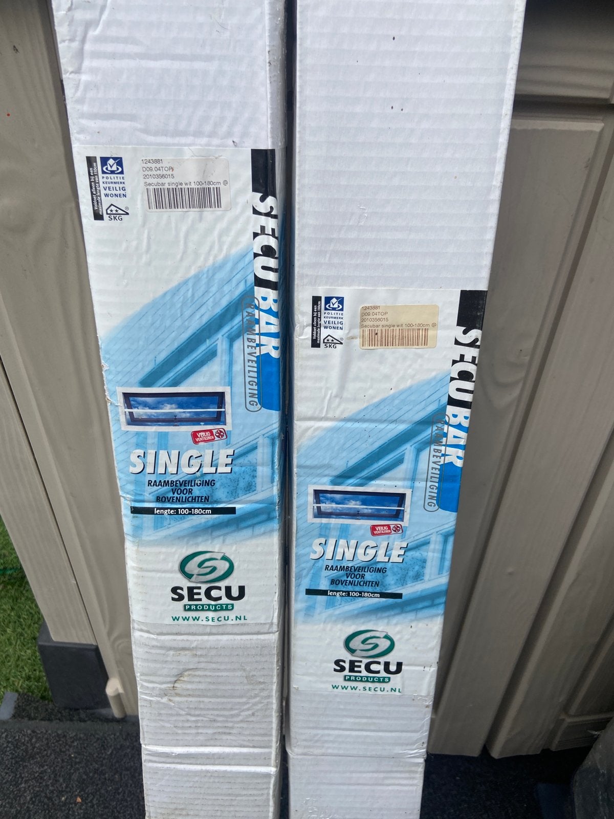SECU Raambeveiliging voor bovenlichten 100-180cm (2 stuks), Ophalen, Nieuw, Overige typen, Raam of Deur
