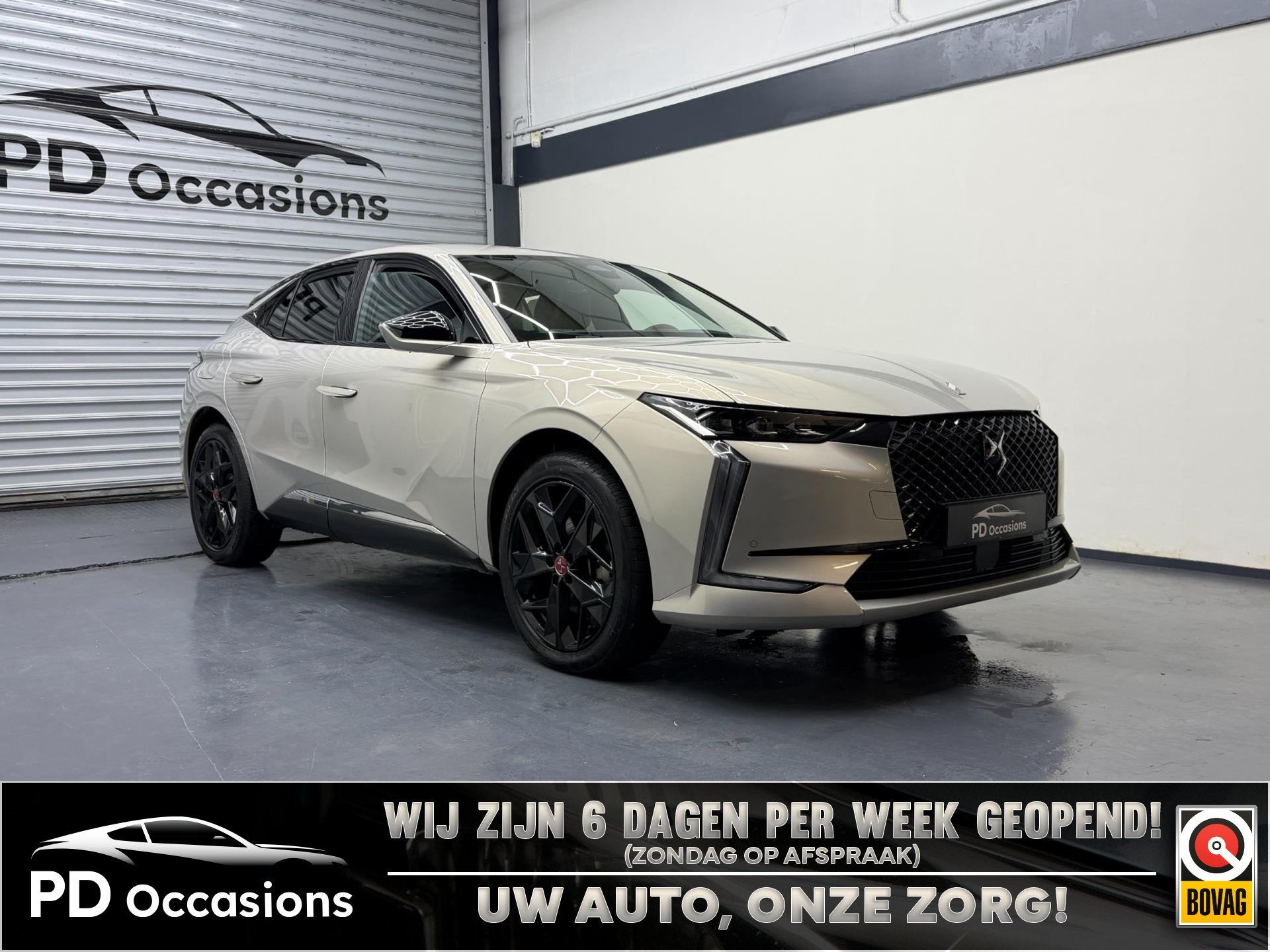 DS 4 1.6 Plug-In Hybrid 225PK Performance Line+ - Camera -HU, Auto's, DS, Dealer onderhouden, 15 km/l, Gebruikt, Zwart