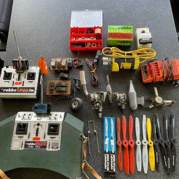 Robbe Radiografie Modelvliegtuig Onderdelen & Accessoires, Ophalen of Verzenden, Gebruikt, Nitro