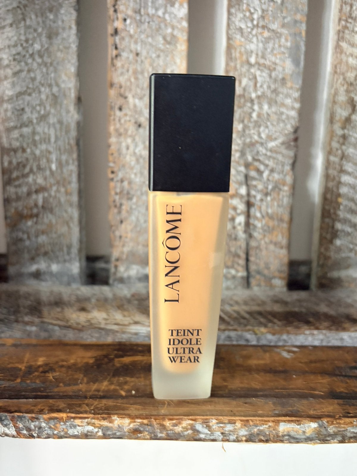 Lancome Teint Idole Ultra Wear Foundation 420W, Ophalen of Verzenden, Zo goed als nieuw, Beige, Gehele gezicht