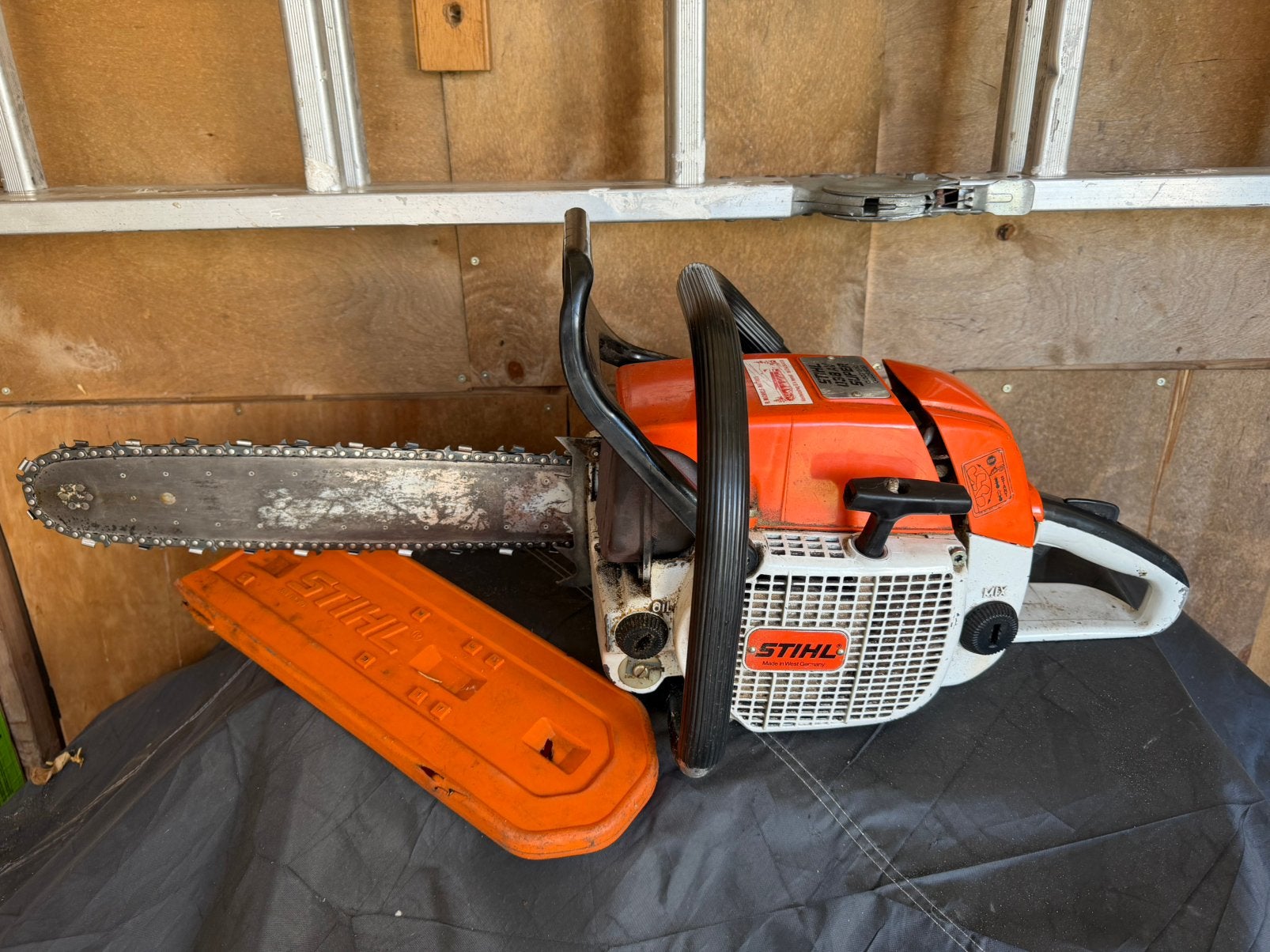STIHL Kettingzaag 038 AV SUPER, Ophalen, Zo goed als nieuw