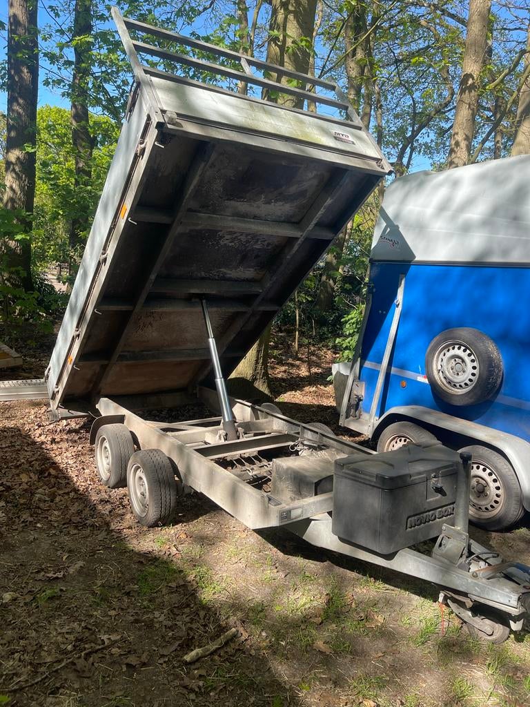 Hapert aanhangwagen met elektrische kiepfunctie, Ophalen, Gebruikt