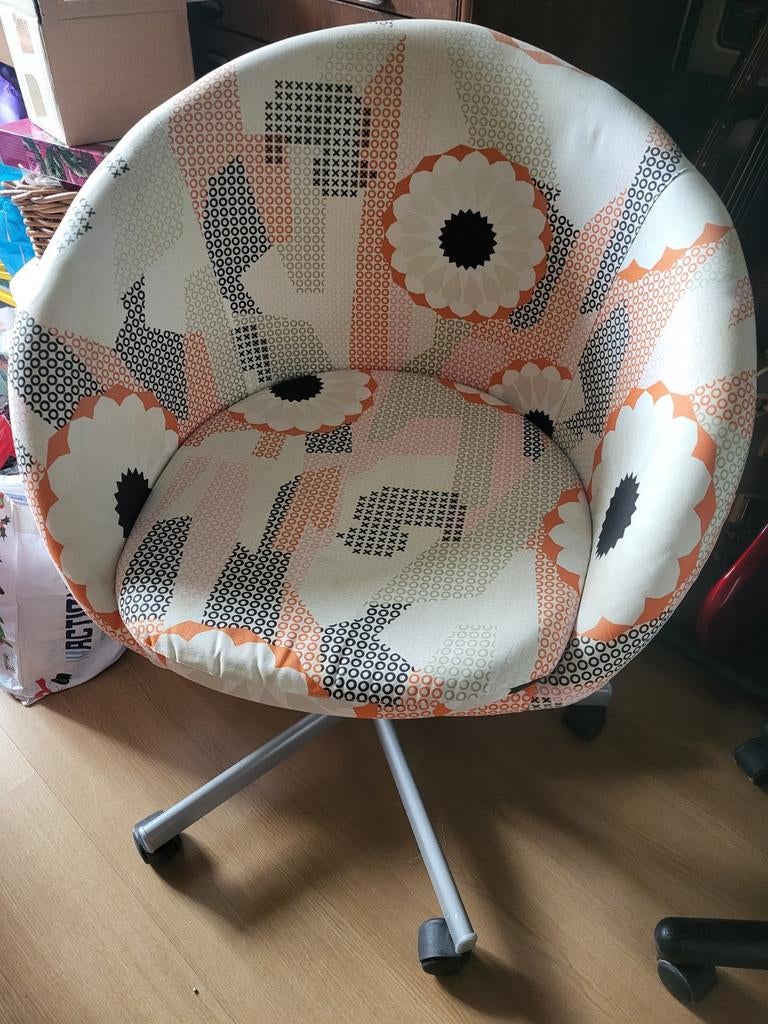 Supergave bureau stoel in vintage look in hoogte verstelbaar, Huis en Inrichting, Stoelen, Gebruikt, Eén, Overige kleuren, Ophalen