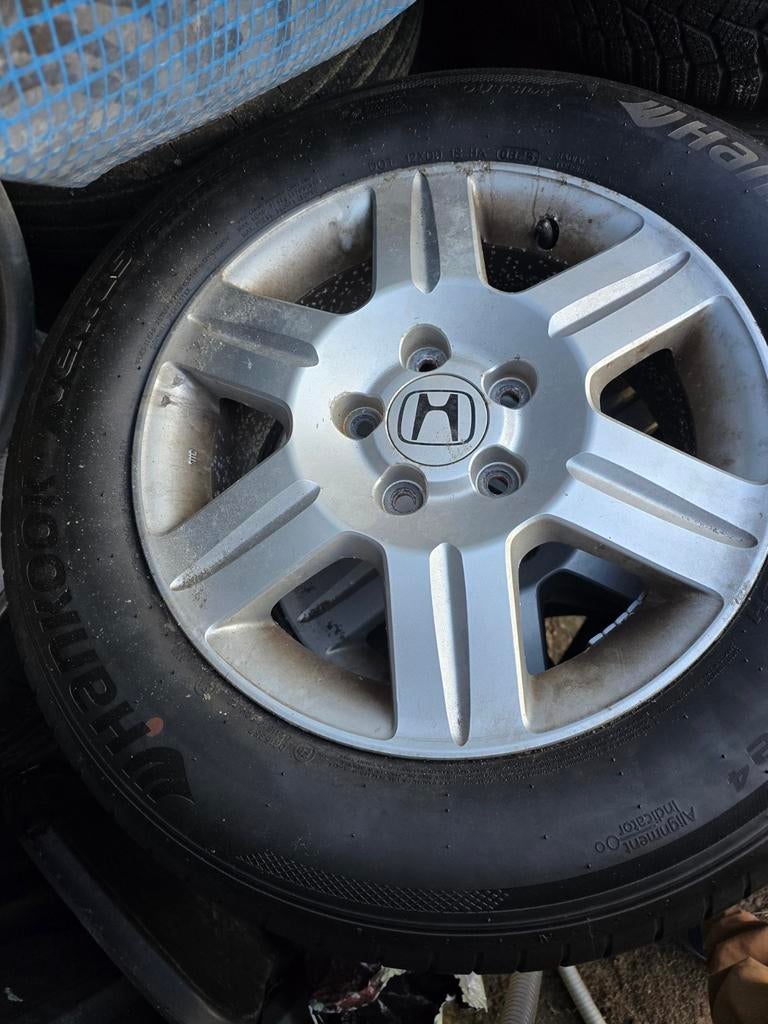 Honda wielen 5x114.3 met zomer- en allseason banden, Ophalen