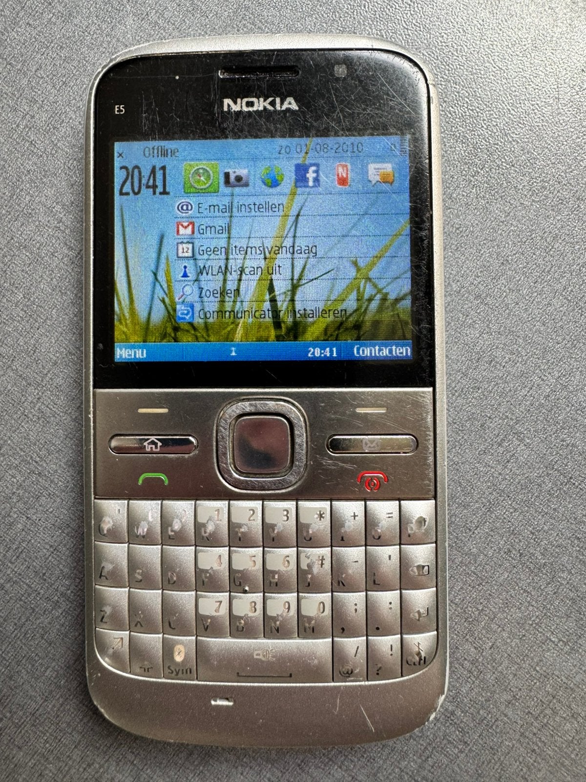 Nokia e5-00, Telecommunicatie, Mobiele telefoons | Nokia, Gebruikt, Overige modellen, Fysiek toetsenbord, 3 tot 6 megapixel