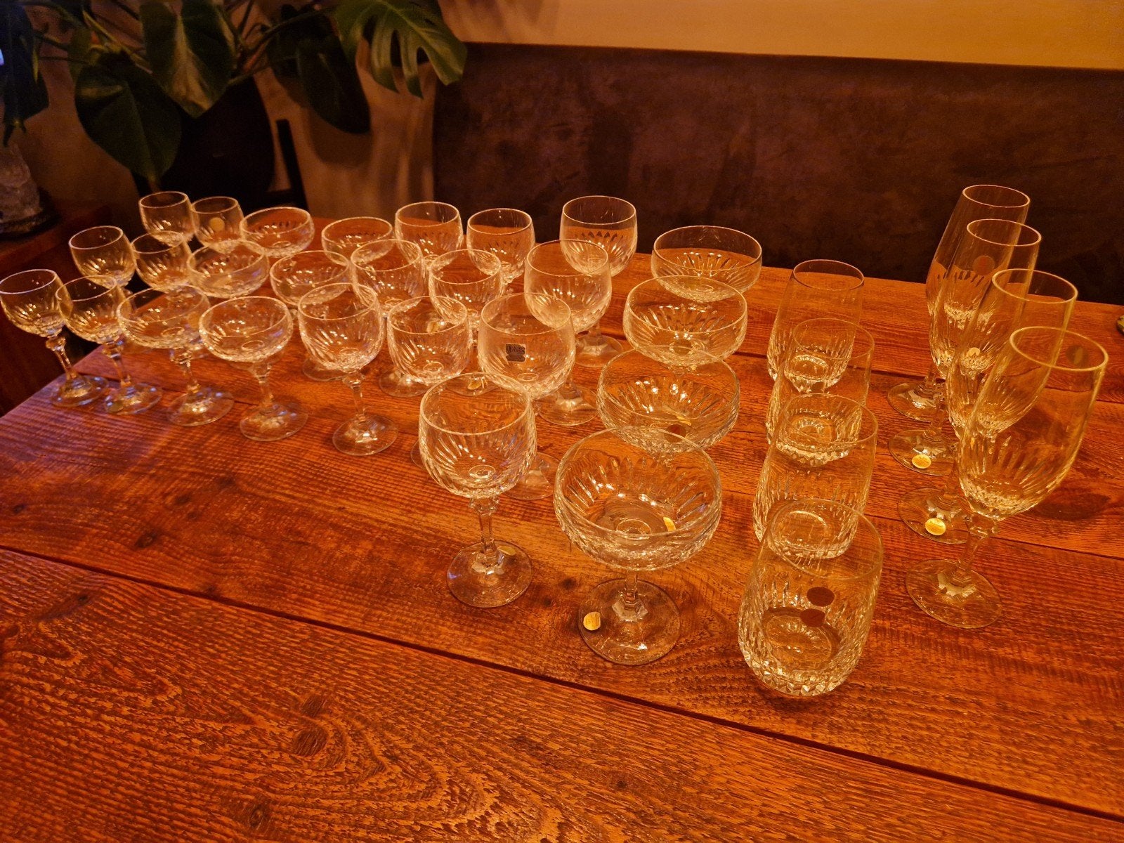 34 delig kristal glasservies "Torbole" Cristallerie Zwiesel, Ophalen of Verzenden