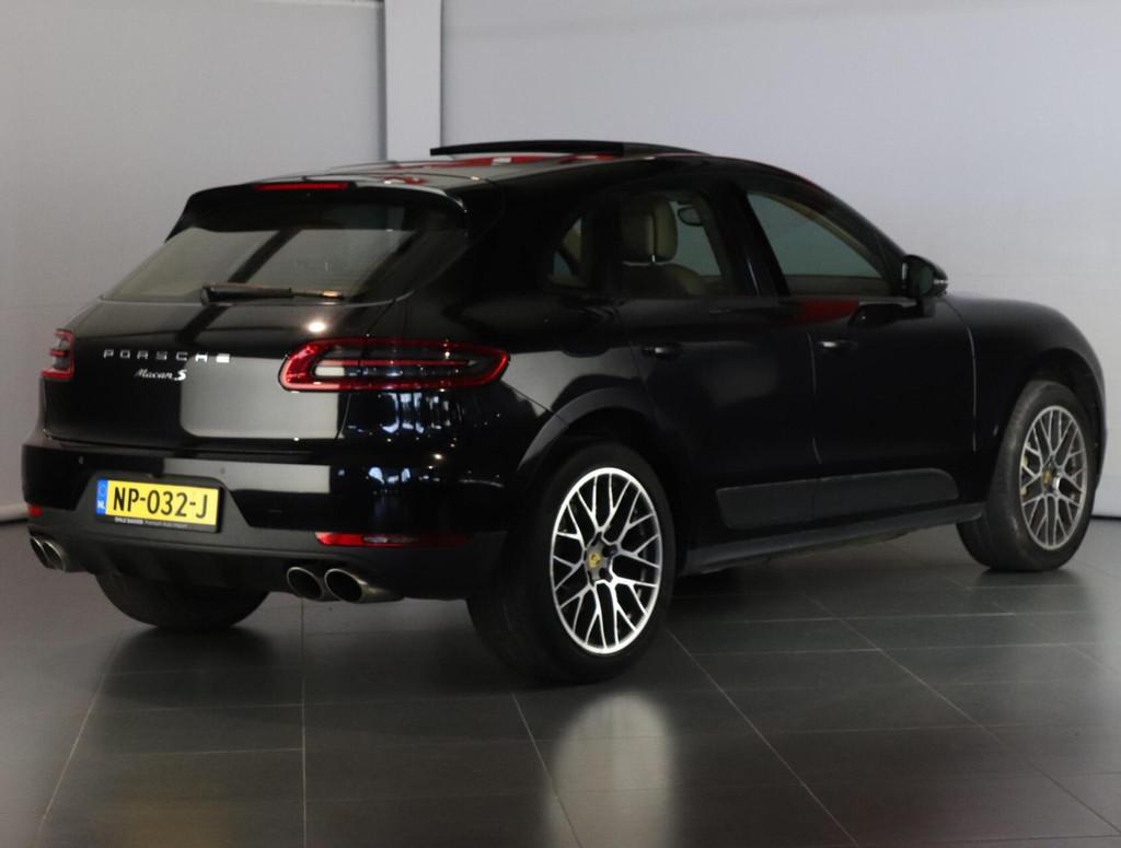 Porsche Macan 3.0 S 77.000km! PANO/LEER, Auto's, Porsche, Automaat, Start-stop-systeem, Gebruikt, Beige