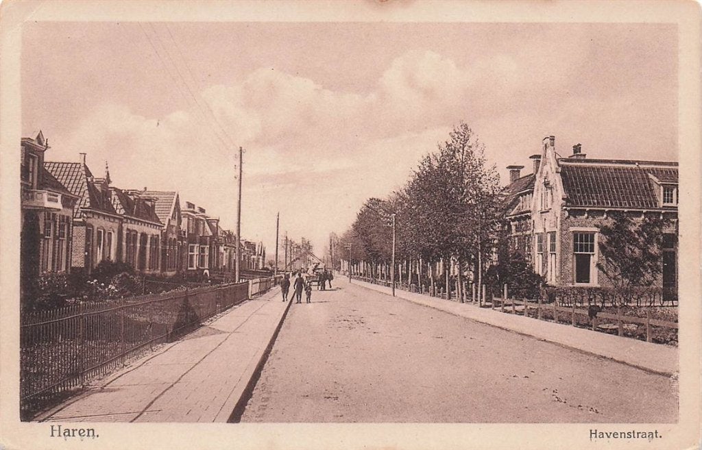 703-129-029 Haren Havenstraat, Verzenden, Voor 1920, Groningen