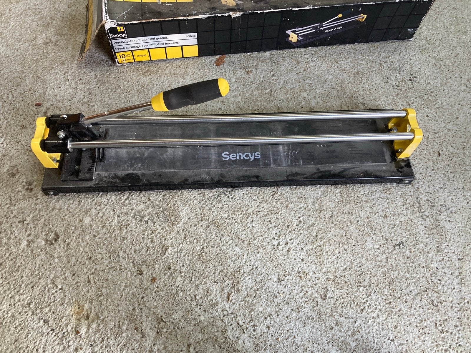 Sencys Tegelsnijder 600mm - Gebruikt, Ophalen, Gebruikt, Overige typen, Overige merken