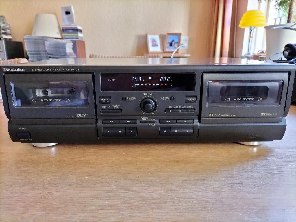 Technics Dubbel Cassettedeck, Ophalen of Verzenden, Dubbel, Overige merken, Tiptoetsen