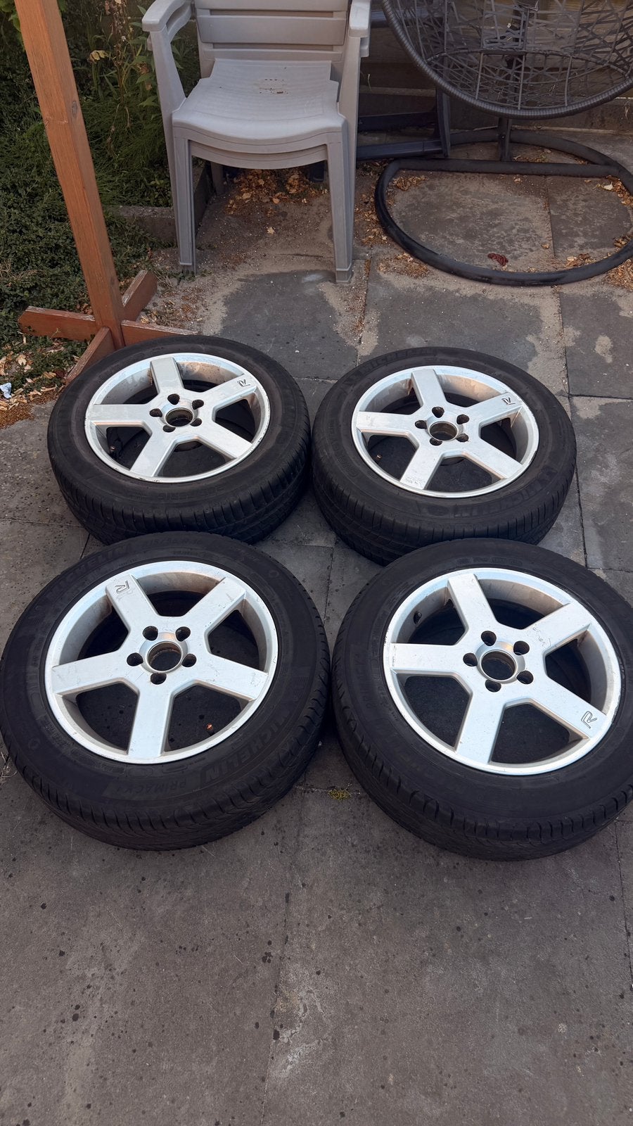 Volvo v50 s40 c30 c70 wielset 205/55/16, Ophalen, Gebruikt, Volvo