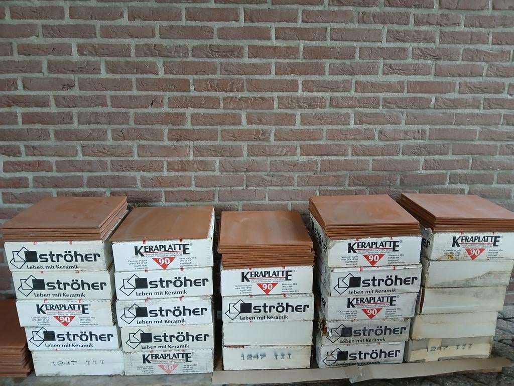 Stroeher Keramische Vloertegels - Keraplatte 90, 60 cm of meer, Nieuw, Ophalen of Verzenden, 10 m² of meer