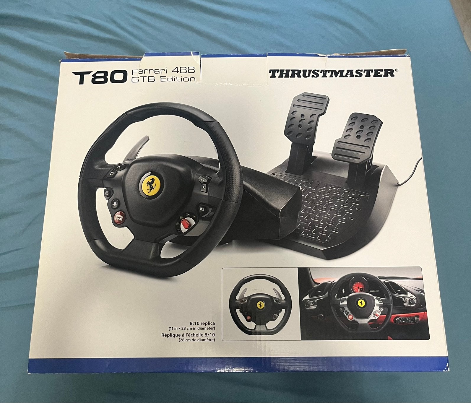 Thrustmaster t80 racestuur, Ophalen of Verzenden, Zo goed als nieuw