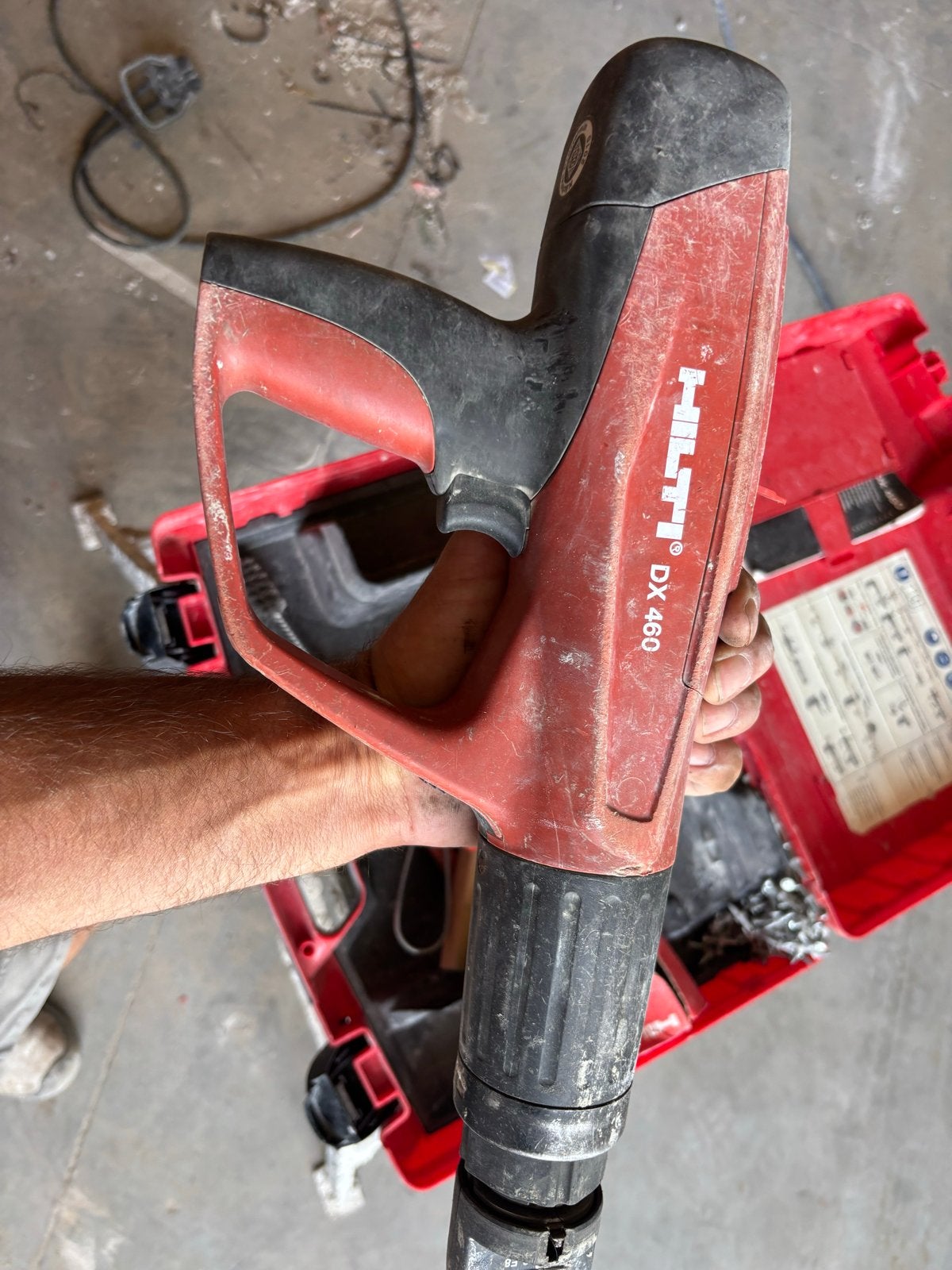 Hilti DX 460 Schiethamer met koffer, Ophalen of Verzenden, Gebruikt, Overige typen